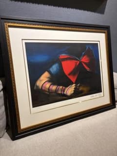 岡本太郎 リトグラフ 傷ましき腕 - メルカリ