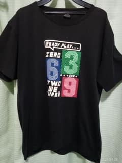 READY PLAY グラフィック Tシャツ ブラック
