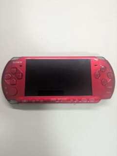 （ジャンク品）PSP-3000 レッド 本体のサムネイル