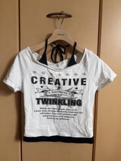 半袖Tシャツ ホワイト ブラックのサムネイル