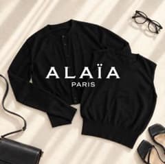 ALAIA PARISノースリーブ＆【難有カーディガン】は希望者にお付けします