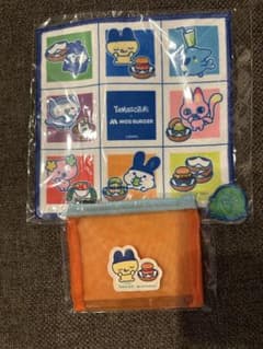 たまごっち モスバーガー コラボ メッシュポーチ ハンカチ セット