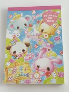 。*様 平成レトロ メモ帳 Baby angel animals 未使用 美品のサムネイル
