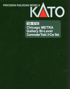 KATOの106-8702、シカゴMETRAギャラリーの3両セット、Nゲージ - メルカリ