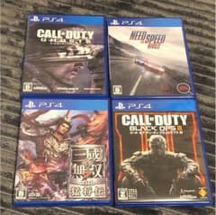 ps4 ソフト4本のサムネイル