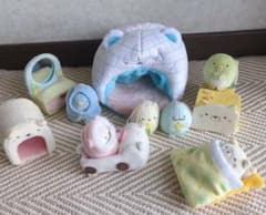 すみっコぐらし　てのりぬいぐるみ　こおりのおうちセット　筆箱おまけ付きのサムネイル