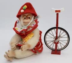 STEIFF CHIMP ON UNICYECLE サーカス・ジョッコ STEIFF CHIMP ON UNICYECLE サーカス・ジョッコ - メルカリ