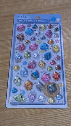 【正規品】しずくちゃん　しずくの森のなかまたちボンボンドロップシールのサムネイル