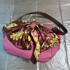 Sweet Heart LONDON がま口 ハンドバッグ ピンク 本革 - メルカリ