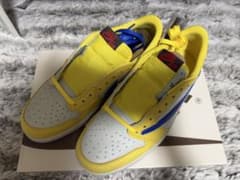 Travis Scott × Nike AJ1 Low"Canary"のサムネイル