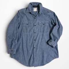 MADISON BLUE ハンプトン シャンブレー デニムシャツ 長袖 ブルー