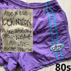 09 ステューシー stussy 80年代ヴィンテージ ショートパンツ 水着 