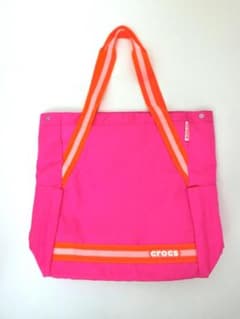 crocs　トートバッグ　ピンクのサムネイル