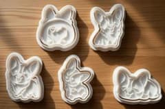 クッキー型 かわいいコーギー犬 型抜き 5個セットのサムネイル