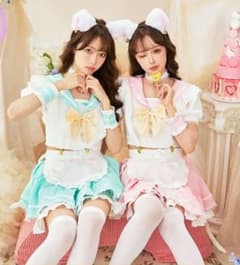 新品★キャンディテールセーラーキャット【Malymoon/マリームーン】グリーン 即日発送】【ハロウィン】キャンディポップレトロダイナーウエイトレス