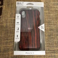 【iPhoneXs/Xケース】ブラウンの木目柄iPhoneケース!!のサムネイル