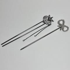 かんざし 2本セット 髪飾り ヘアアクセサリーのサムネイル