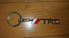 TOYOTA トヨタ TRD シルバー エンブレム キーリング キーホルダーのサムネイル