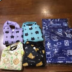 まゆたん様専用折りたたみエコバッグ　7個セットのサムネイル