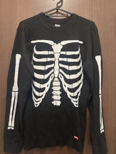 Supreme スケルトン ワッフル 長袖カットソー M - メルカリ