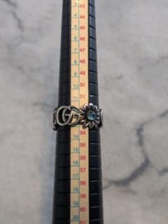 GUCCI グッチ ダブルG 13号 フラワー リング （一箇所石取れ） GUCCI グッチ ダブルG 13号 フラワー リング （一箇所石取れ） - メルカリ