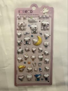 i-neco アイネコ 3Dエンボスステッカー　シール