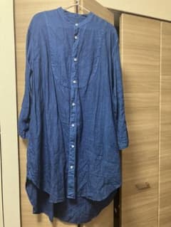 宝島染工 リネン100% 長袖シャツのサムネイル