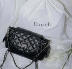 Darich 福岡3周年ノベルティ DDロゴダブルポケットショルダーバッグ