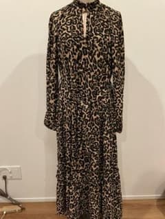 バウムウンドヘルガーデン　豹柄ロングワンピースのサムネイル