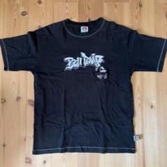 BEN DAVIS Tシャツ ブラック ロゴ 刺繍のサムネイル
