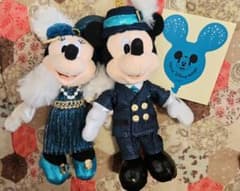 ジュビリーガラ★ぬいぐるみバッジ ミッキー&ミニー★東京ディズニーシーのサムネイル