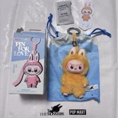 ラブブ PIN FOR LOVEシリーズ ぬいぐるみペンダント Y - メルカリ