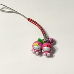 ハローキティ ご当地キティ ストラップ 伊豆限定 やまもも キティ