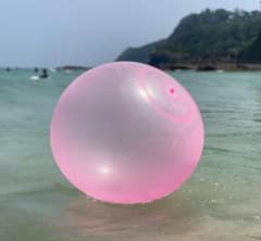 値下げ  バブルボール  ピンク　2個　セット　100ｃｍ　120ｃｍのサムネイル