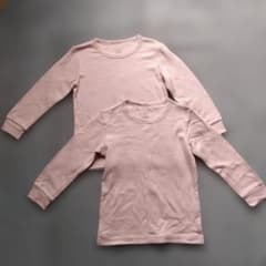 UNIQLO ヒートテック EXTRA WARM ピンク 110cm 2枚セットのサムネイル