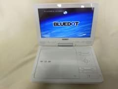 美品、BLUEDOT ポータブルDVDプレーヤー 本体動作良好のサムネイル