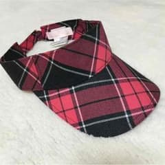 ☆ポコ❤️様専用☆サマンサタバサ Under25 ピンクのチェック サンバイザーのサムネイル