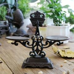 鉄器 天秤 燭台 置物台 装飾品 工芸品 置物 - メルカリ