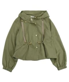 axes femme ポケット付マウンテンパーカー カーキのサムネイル