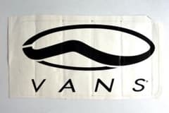 超激レア□Vans_バンズ_Bigステッカー_1997年当時物_新品 未使用
