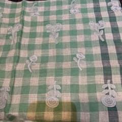 ミナペルホネン ボヌール グリーンチェック - メルカリ