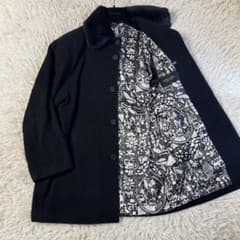 美品】レオナール カシミヤ100％ ロングコート 襟ボア サイズ50 - メルカリ