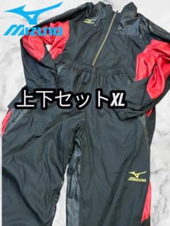一度着用のみ！ミズノ　ウインドブレーカー上下セット　XL（Ｏ）サイズ 一度着用のみ！ミズノ ウインドブレーカー上下セット XL（O）サイズ