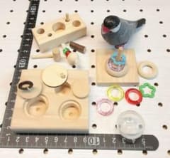 56〗バードトイ フォージングトイ インコ 文鳥 輪投げ フォージング