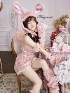 Malymoon ファーバニーガール ピンク【即日発送可】 - メルカリ
