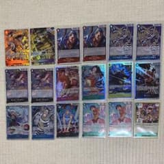 ワンピースカード 決戦の刻 ルフィ SR パラレル 他 18枚セット - メルカリ
