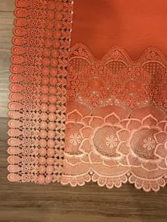 着物ショール レース オレンジ 和装小物のサムネイル