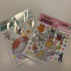 韓国ダイソーポケモン アクリルキーホルダー 2個セット