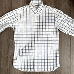 美品　ビームスライツの七分袖ボタンダウンシャツ