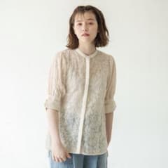 idem ボリュームスリーブ　レースブラウスのサムネイル